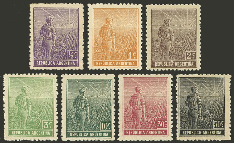 Lot 331 - Argentina general issues -  Guillermo Jalil - Philatino Auction # 2448 ARGENTINA: