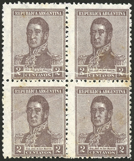 Lot 383 - Argentina general issues - Guillermo Jalil - Philatino Auction # 2448 ARGENTINA: Lot 383 - Argentina general issues - Guillermo Jalil - Philatino Auction # 2448 ARGENTINA: