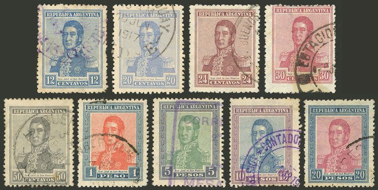 Lot 394 - Argentina general issues - Guillermo Jalil - Philatino Auction # 2448 ARGENTINA: Lot 394 - Argentina general issues - Guillermo Jalil - Philatino Auction # 2448 ARGENTINA: