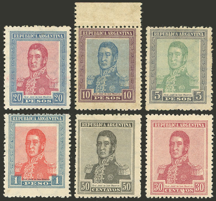 Lot 395 - Argentina general issues - Guillermo Jalil - Philatino Auction # 2448 ARGENTINA: Lot 395 - Argentina general issues - Guillermo Jalil - Philatino Auction # 2448 ARGENTINA: