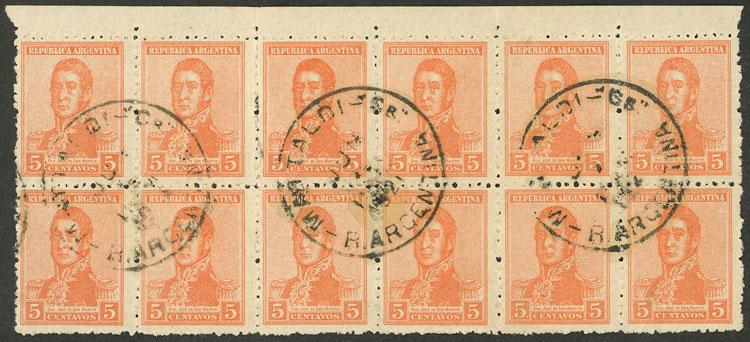 Lot 406 - Argentina general issues - Guillermo Jalil - Philatino Auction # 2448 ARGENTINA: Lot 406 - Argentina general issues - Guillermo Jalil - Philatino Auction # 2448 ARGENTINA:
