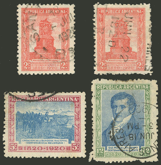 Lot 448 - Argentina general issues - Guillermo Jalil - Philatino Auction # 2448 ARGENTINA: Lot 448 - Argentina general issues - Guillermo Jalil - Philatino Auction # 2448 ARGENTINA: