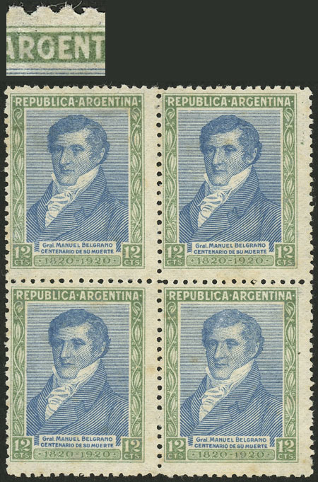 Lot 450 - Argentina general issues - Guillermo Jalil - Philatino Auction # 2448 ARGENTINA: Lot 450 - Argentina general issues - Guillermo Jalil - Philatino Auction # 2448 ARGENTINA: