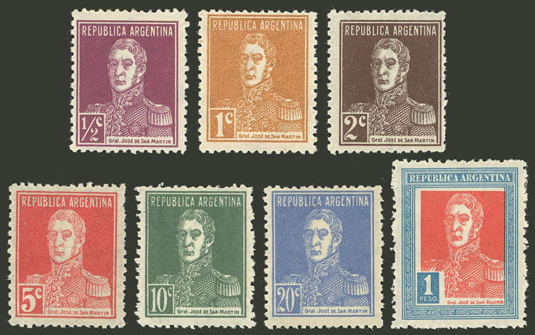 Lot 519 - Argentina general issues - Guillermo Jalil - Philatino Auction # 2448 ARGENTINA: Lot 519 - Argentina general issues - Guillermo Jalil - Philatino Auction # 2448 ARGENTINA: