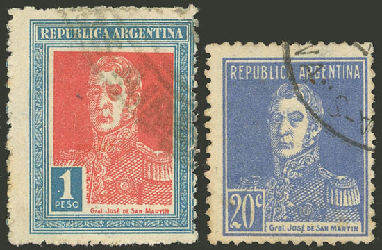 Lot 521 - Argentina general issues - Guillermo Jalil - Philatino Auction # 2448 ARGENTINA: Lot 521 - Argentina general issues - Guillermo Jalil - Philatino Auction # 2448 ARGENTINA: