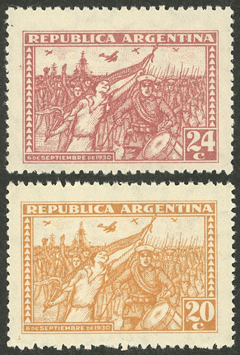 Lot 544 - Argentina general issues -  Guillermo Jalil - Philatino Auction # 2448 ARGENTINA: