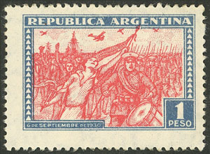 Lot 548 - Argentina general issues -  Guillermo Jalil - Philatino Auction # 2448 ARGENTINA: