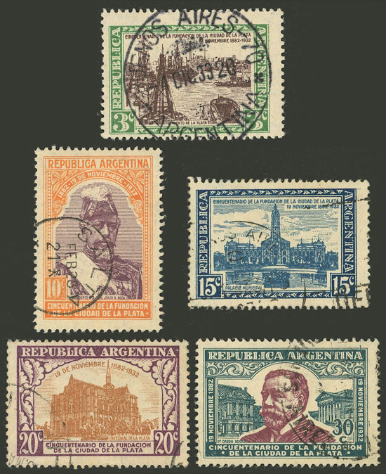 Lot 575 - Argentina general issues -  Guillermo Jalil - Philatino Auction # 2448 ARGENTINA: