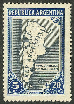 Lot 758 - Argentina general issues -  Guillermo Jalil - Philatino Auction # 2448 ARGENTINA: