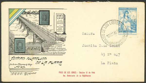 Lot 1447 - Argentina postal history - Guillermo Jalil - Philatino Auction # 2448 ARGENTINA: Lot 1447 - Argentina postal history - Guillermo Jalil - Philatino Auction # 2448 ARGENTINA: