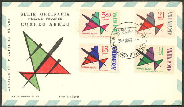 Lot 933 - Argentina general issues -  Guillermo Jalil - Philatino Auction # 2448 ARGENTINA: