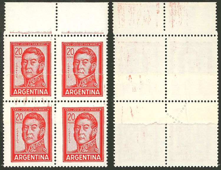 Lot 947 - Argentina general issues -  Guillermo Jalil - Philatino Auction # 2448 ARGENTINA: