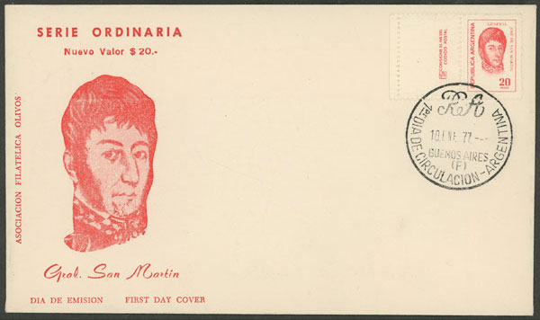 Lot 1010 - Argentina general issues - Guillermo Jalil - Philatino Auction # 2448 ARGENTINA: Lot 1010 - Argentina general issues - Guillermo Jalil - Philatino Auction # 2448 ARGENTINA: