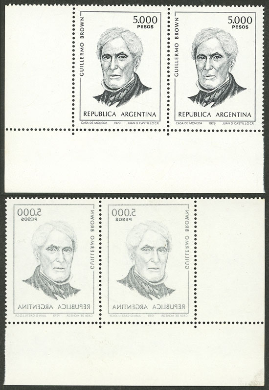 Lot 1046 - Argentina general issues -  Guillermo Jalil - Philatino Auction # 2448 ARGENTINA: