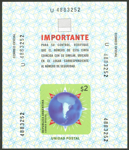 Lot 1299 - Argentina parcel post seals - Guillermo Jalil - Philatino Auction # 2448 ARGENTINA: Lot 1299 - Argentina parcel post seals - Guillermo Jalil - Philatino Auction # 2448 ARGENTINA: