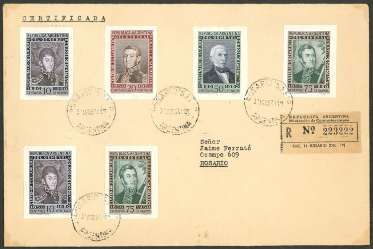 Lot 1458 - Argentina postal history - Guillermo Jalil - Philatino Auction # 2448 ARGENTINA: Lot 1458 - Argentina postal history - Guillermo Jalil - Philatino Auction # 2448 ARGENTINA:
