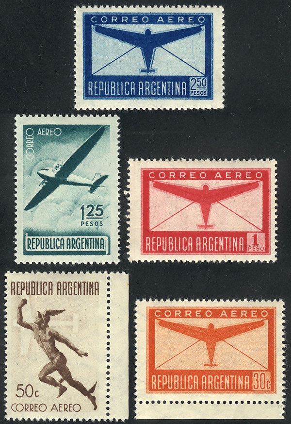 Lot 1203 - Argentina airmail -  Guillermo Jalil - Philatino Auction # 2448 ARGENTINA: