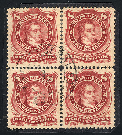 Lot 186 - Argentina general issues - Guillermo Jalil - Philatino Auction # 2448 ARGENTINA: Lot 186 - Argentina general issues - Guillermo Jalil - Philatino Auction # 2448 ARGENTINA: