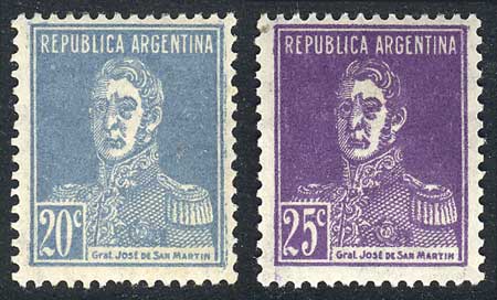 Lot 564 - Argentina general issues -  Guillermo Jalil - Philatino Auction # 2448 ARGENTINA: