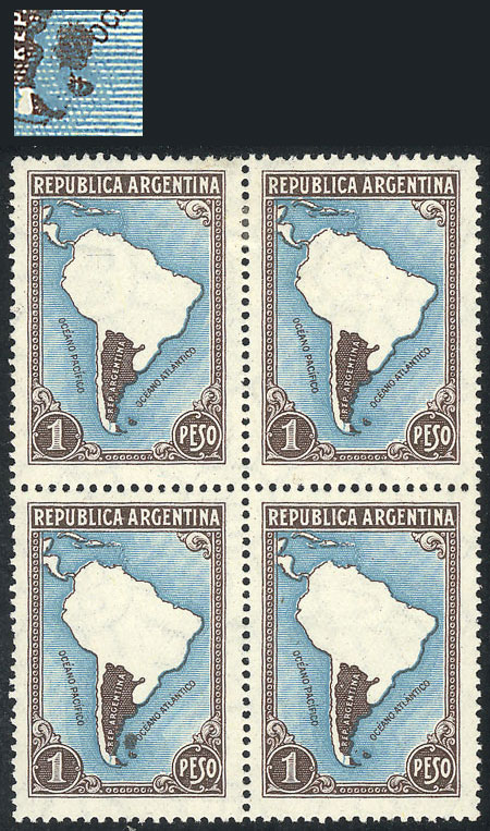 Lot 597 - Argentina general issues -  Guillermo Jalil - Philatino Auction # 2448 ARGENTINA: