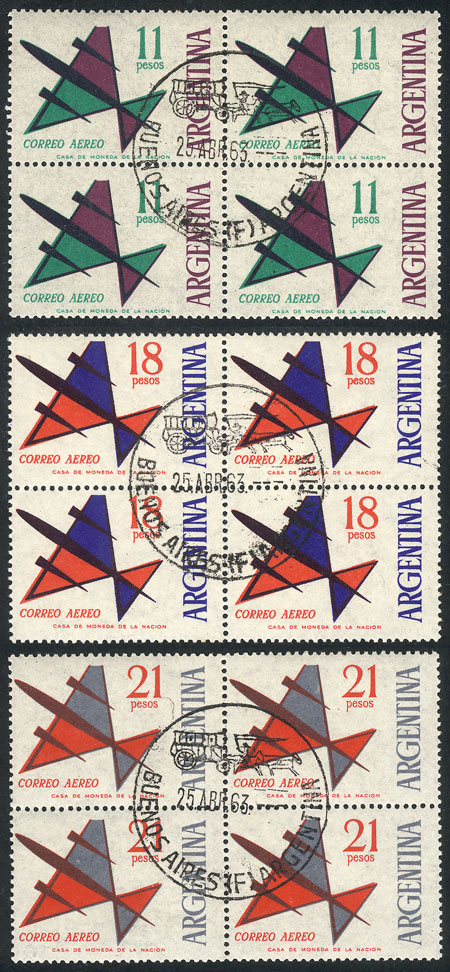 Lot 1212 - Argentina airmail -  Guillermo Jalil - Philatino Auction # 2448 ARGENTINA: