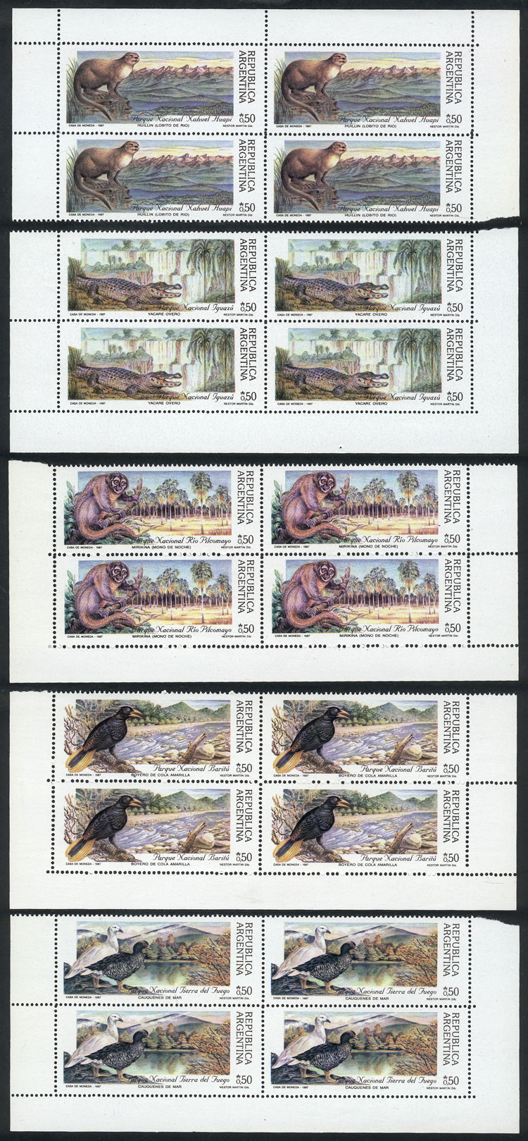 Lot 1095 - Argentina general issues -  Guillermo Jalil - Philatino Auction # 2448 ARGENTINA: