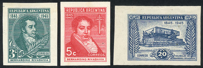 Lot 761 - Argentina general issues -  Guillermo Jalil - Philatino Auction # 2448 ARGENTINA:
