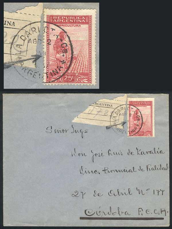 Lot 1437 - Argentina postal history - Guillermo Jalil - Philatino Auction # 2448 ARGENTINA: Lot 1437 - Argentina postal history - Guillermo Jalil - Philatino Auction # 2448 ARGENTINA: