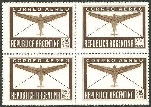 Lot 400 - Argentina general issues -  Guillermo Jalil - Philatino Auction # 2449 ARGENTINA: Very enjoyable general auction, with a lot of interesting material of all periods!!