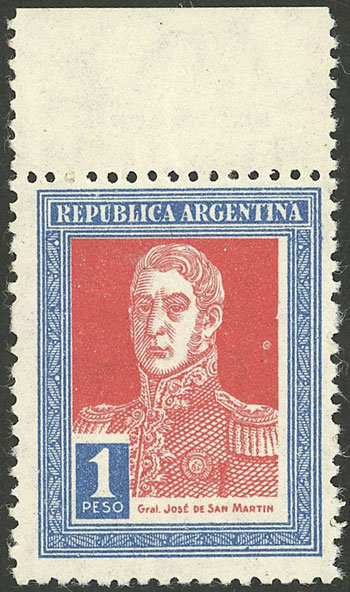 Lot 267 - Argentina general issues -  Guillermo Jalil - Philatino Auction # 2449 ARGENTINA: Very enjoyable general auction, with a lot of interesting material of all periods!!