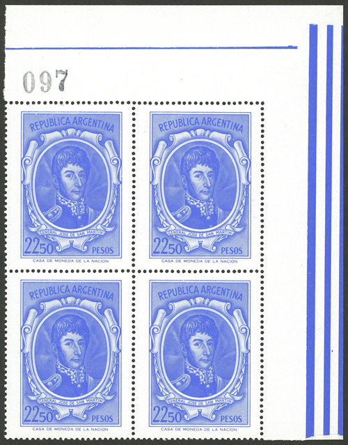 Lot 785 - Argentina general issues - Guillermo Jalil - Philatino Auction # 2449 ARGENTINA: Very enjoyable general auction, with a lot of interesting material of all periods!! Lot 785 - Argentina general issues - Guillermo Jalil - Philatino Auction # 2449 ARGENTINA: Very enjoyable general auction, with a lot of interesting material of all periods!!