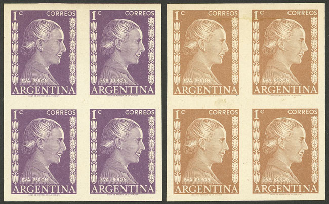 Lot 531 - Argentina general issues -  Guillermo Jalil - Philatino Auction # 2449 ARGENTINA: Very enjoyable general auction, with a lot of interesting material of all periods!!