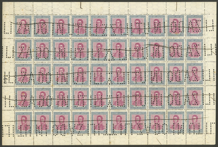 Lot 237 - Argentina general issues - Guillermo Jalil - Philatino Auction # 2449 ARGENTINA: Very enjoyable general auction, with a lot of interesting material of all periods!! Lot 237 - Argentina general issues - Guillermo Jalil - Philatino Auction # 2449 ARGENTINA: Very enjoyable general auction, with a lot of interesting material of all periods!!