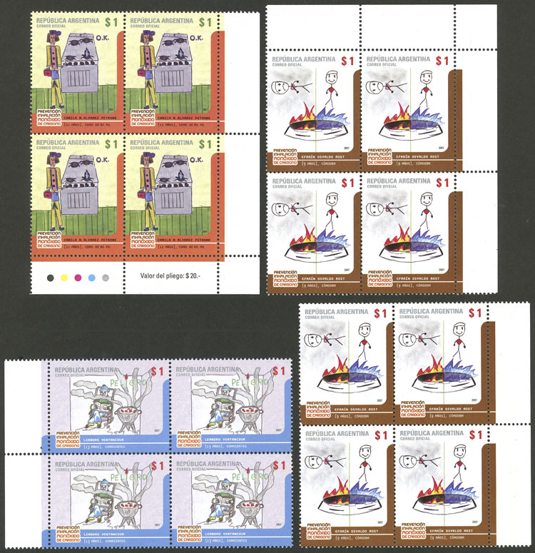 Lot 915 - Argentina general issues -  Guillermo Jalil - Philatino Auction # 2449 ARGENTINA: Very enjoyable general auction, with a lot of interesting material of all periods!!