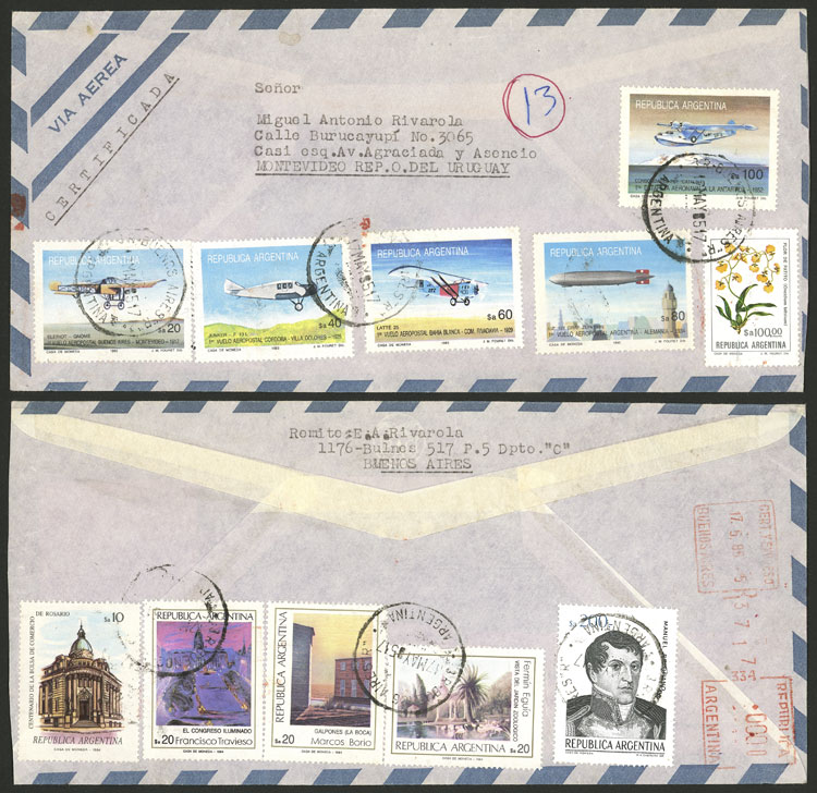 Lot 860 - Argentina general issues - Guillermo Jalil - Philatino Auction # 2449 ARGENTINA: Very enjoyable general auction, with a lot of interesting material of all periods!! Lot 860 - Argentina general issues - Guillermo Jalil - Philatino Auction # 2449 ARGENTINA: Very enjoyable general auction, with a lot of interesting material of all periods!!