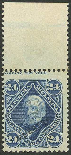 Lot 76 - Argentina general issues -  Guillermo Jalil - Philatino Auction # 2449 ARGENTINA: Very enjoyable general auction, with a lot of interesting material of all periods!!