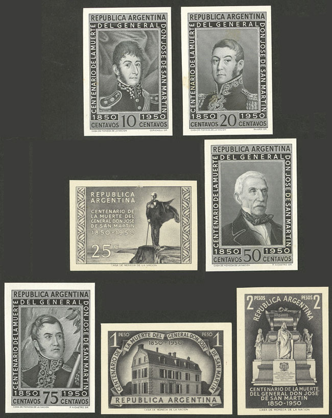 Lot 515 - Argentina general issues -  Guillermo Jalil - Philatino Auction # 2449 ARGENTINA: Very enjoyable general auction, with a lot of interesting material of all periods!!