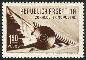 Lot 391 - Argentina general issues -  Guillermo Jalil - Philatino Auction # 2449 ARGENTINA: Very enjoyable general auction, with a lot of interesting material of all periods!!