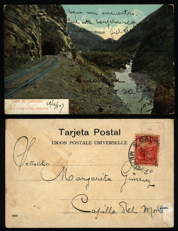 Lot 1096 - Argentina postal history -  Guillermo Jalil - Philatino Auction # 2449 ARGENTINA: Very enjoyable general auction, with a lot of interesting material of all periods!!
