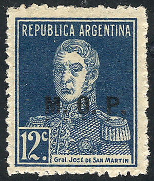 Lot 1021 - Argentina official stamps -  Guillermo Jalil - Philatino Auction # 2449 ARGENTINA: Very enjoyable general auction, with a lot of interesting material of all periods!!