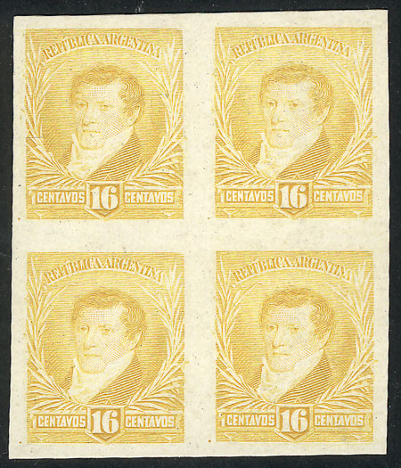 Lot 140 - Argentina general issues -  Guillermo Jalil - Philatino Auction # 2449 ARGENTINA: Very enjoyable general auction, with a lot of interesting material of all periods!!