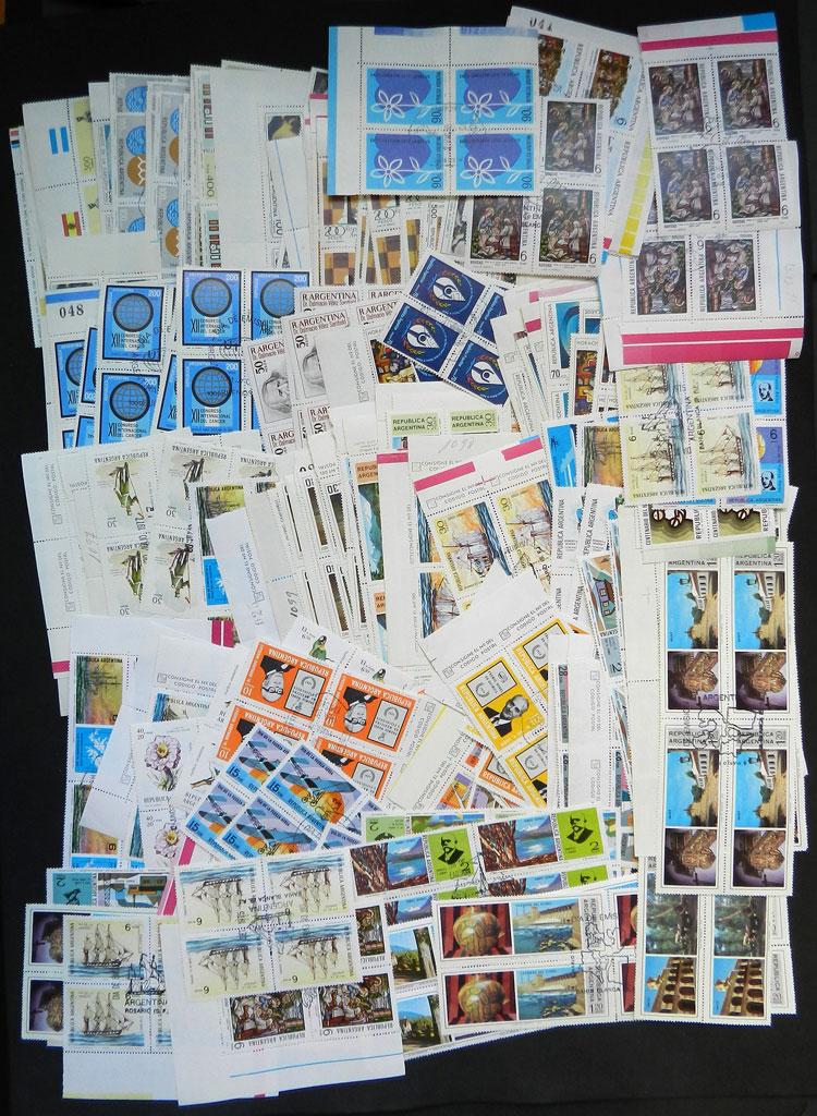 Lot 1078 - Argentina Lots and Collections -  Guillermo Jalil - Philatino Auction # 2502 ARGENTINA: Budget auction with very good material of all periods, including rarities!