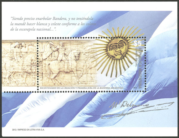 Lot 819 - Argentina souvenir sheets -  Guillermo Jalil - Philatino Auction # 2502 ARGENTINA: Budget auction with very good material of all periods, including rarities!