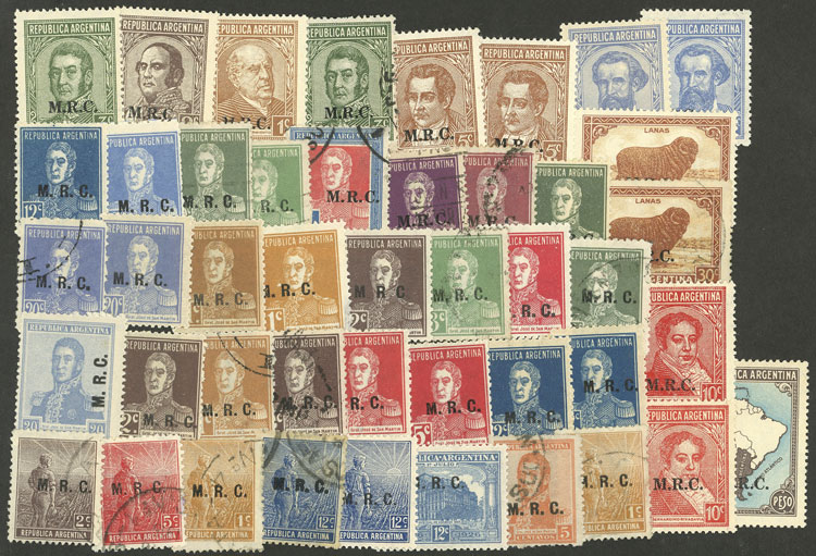 Lot 885 - Argentina official stamps -  Guillermo Jalil - Philatino Auction # 2502 ARGENTINA: Budget auction with very good material of all periods, including rarities!