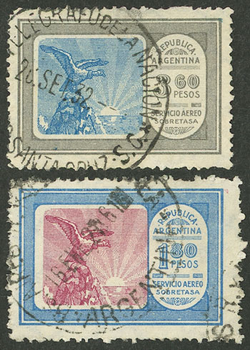 Lot 302 - Argentina general issues -  Guillermo Jalil - Philatino Auction # 2502 ARGENTINA: Budget auction with very good material of all periods, including rarities!