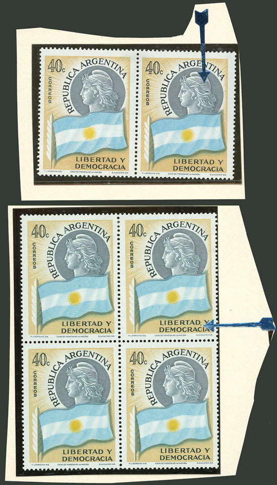 Lot 575 - Argentina general issues -  Guillermo Jalil - Philatino Auction # 2502 ARGENTINA: Budget auction with very good material of all periods, including rarities!
