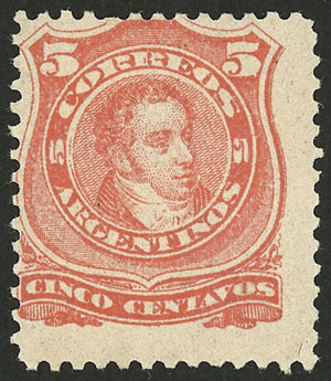 Lot 158 - Argentina general issues -  Guillermo Jalil - Philatino Auction # 2502 ARGENTINA: Budget auction with very good material of all periods, including rarities!