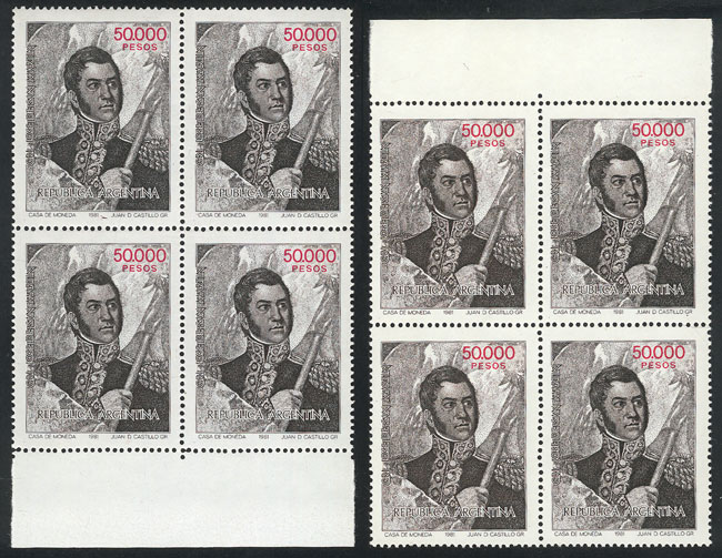 Lot 639 - Argentina general issues - Guillermo Jalil - Philatino Auction # 2505 ARGENTINA: Budget auction with very good material of all periods, including rarities! Lot 639 - Argentina general issues - Guillermo Jalil - Philatino Auction # 2505 ARGENTINA: Budget auction with very good material of all periods, including rarities!