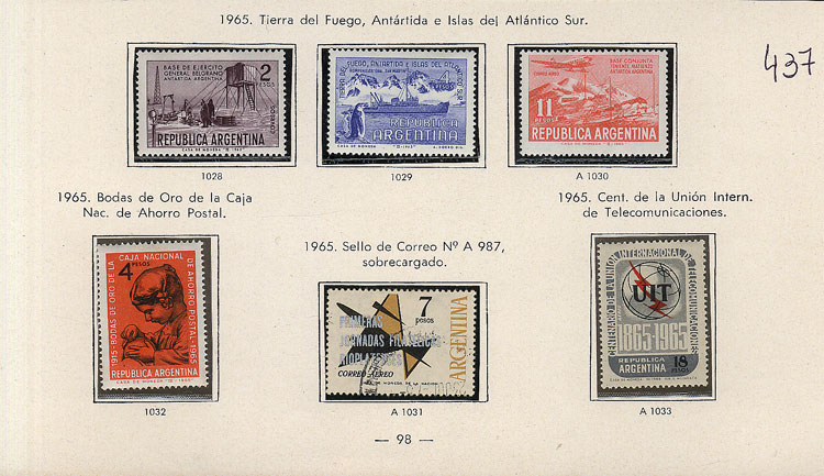 Lot 580 - Argentina general issues - Guillermo Jalil - Philatino Auction # 2505 ARGENTINA: Budget auction with very good material of all periods, including rarities! Lot 580 - Argentina general issues - Guillermo Jalil - Philatino Auction # 2505 ARGENTINA: Budget auction with very good material of all periods, including rarities!