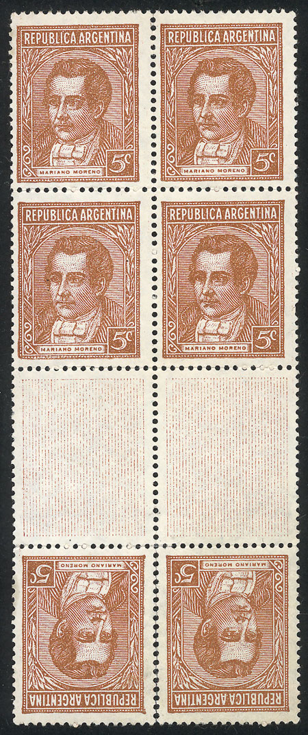 Lot 324 - Argentina general issues -  Guillermo Jalil - Philatino Auction # 2505 ARGENTINA: Budget auction with very good material of all periods, including rarities!